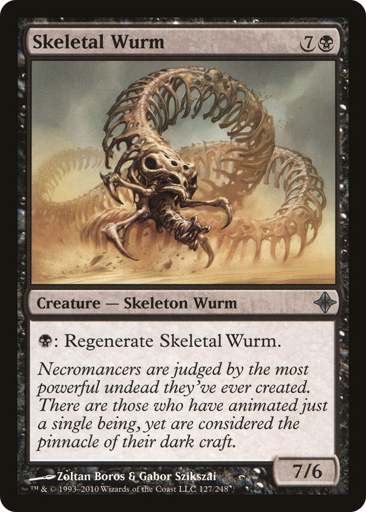 Rise of the Eldrazi - (ROE-127) - Skeletal Wurm Foil