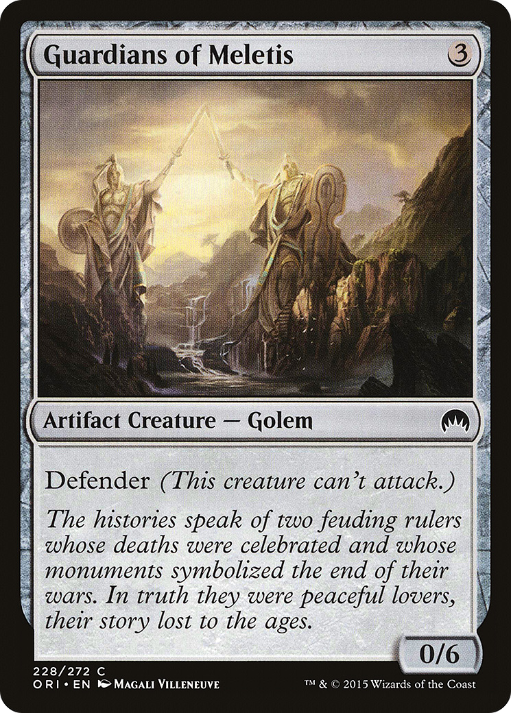 Magic Origins - (ORI-228) - Guardians of Meletis Foil