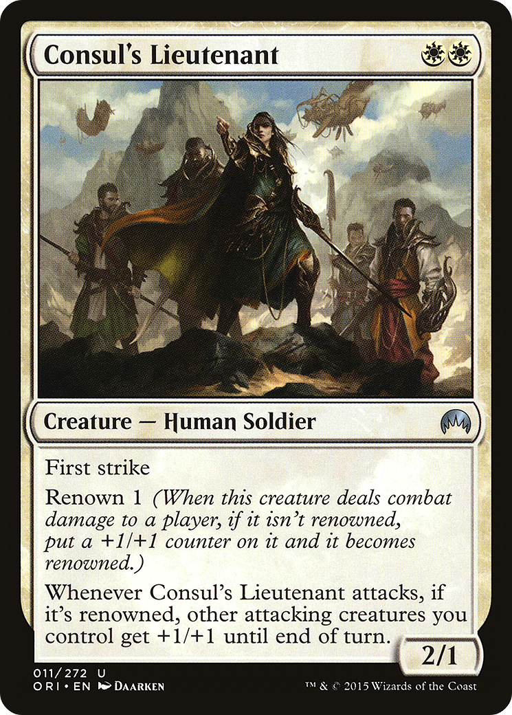 Magic Origins - (ORI-011) - Consul's Lieutenant Foil
