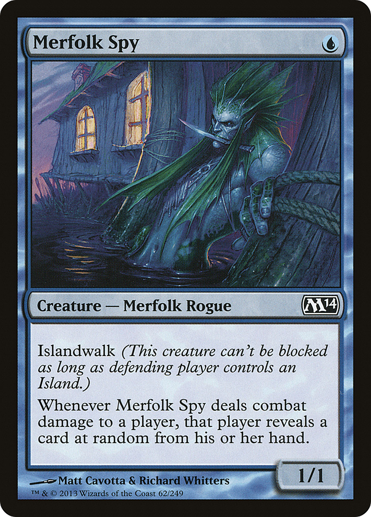 Magic 2014 - (M14-062) - Merfolk Spy