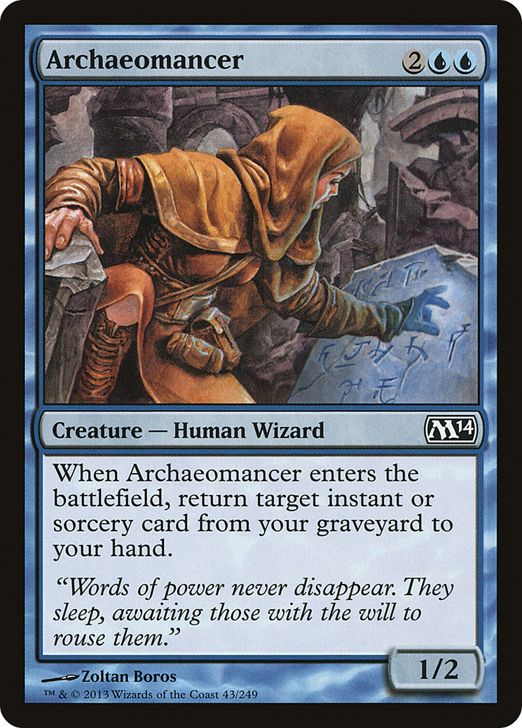 Magic 2014 - (M14-043) - Archaeomancer