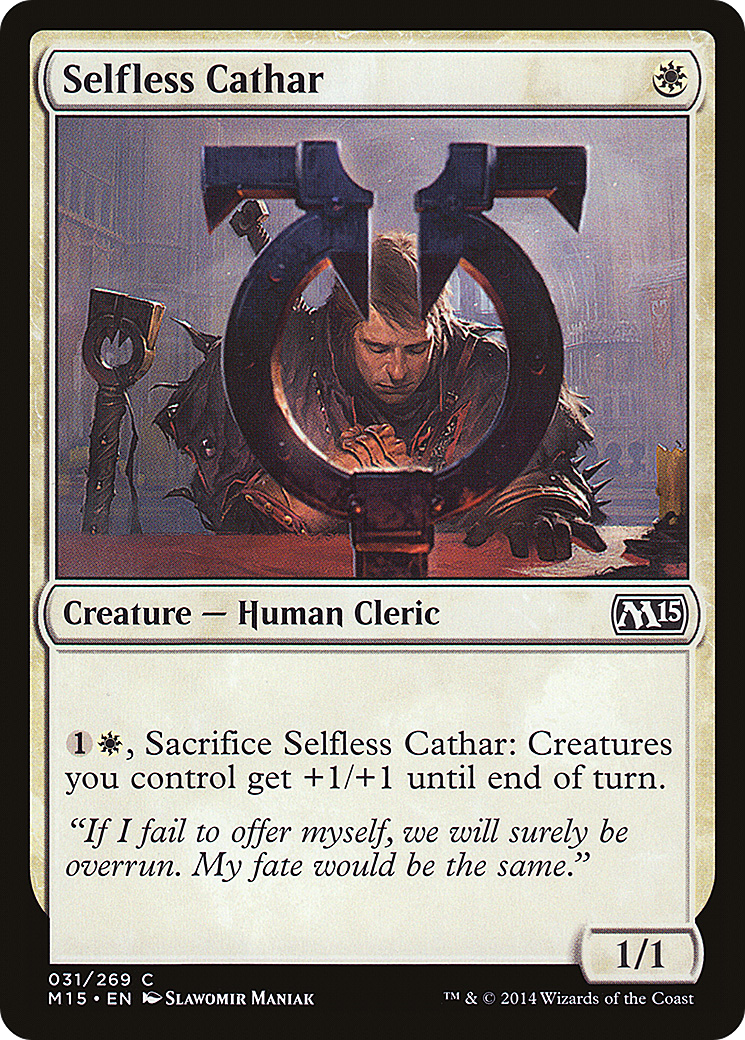 Magic 2015 - (M15-031) - Selfless Cathar