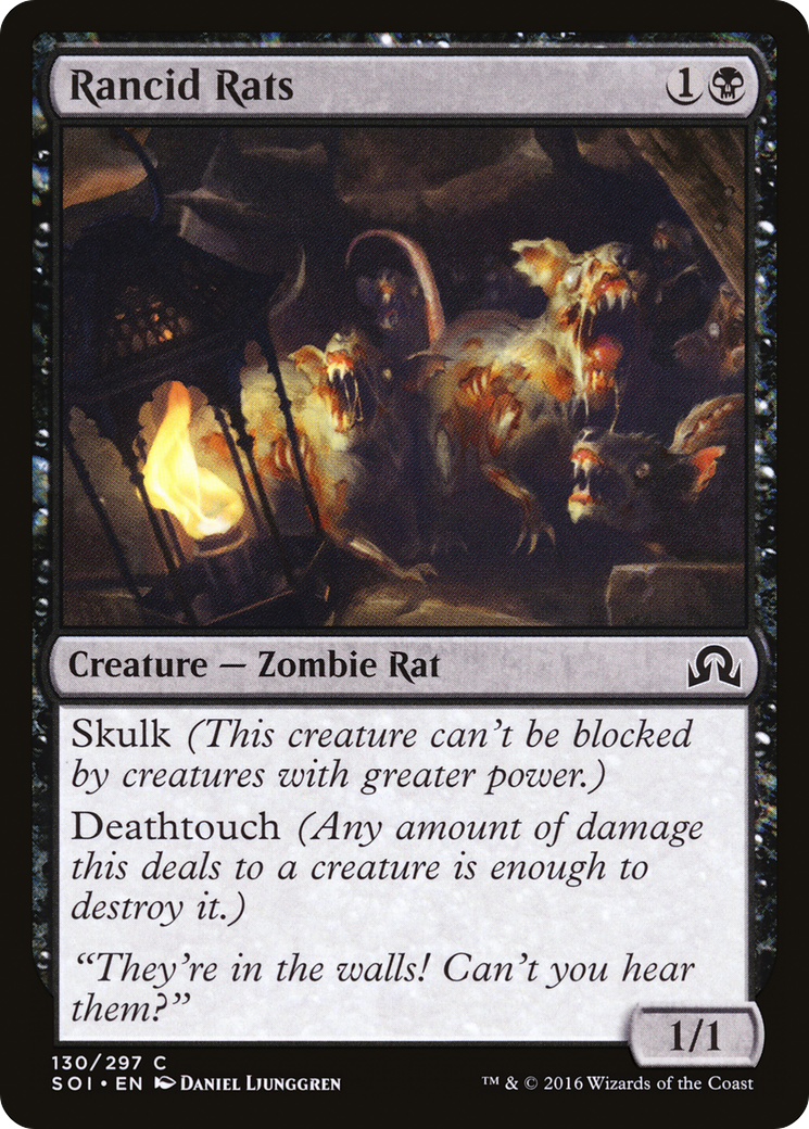Shadows over Innistrad - (SOI-130) - Rancid Rats Foil