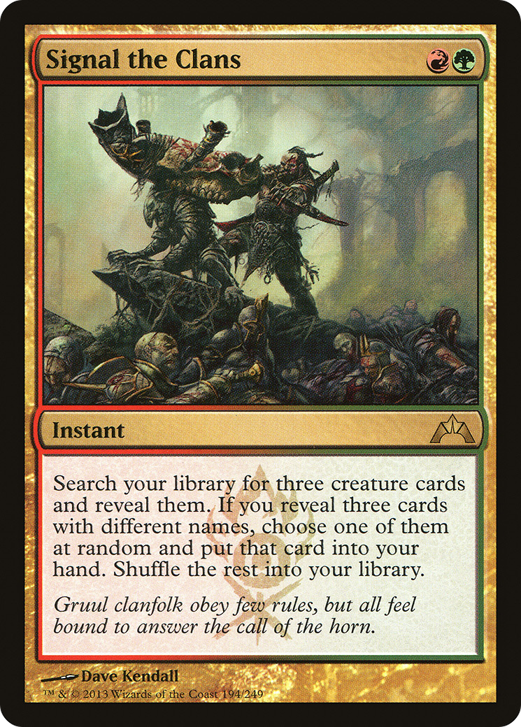 Gatecrash - (GTC-194) - Signal the Clans Foil
