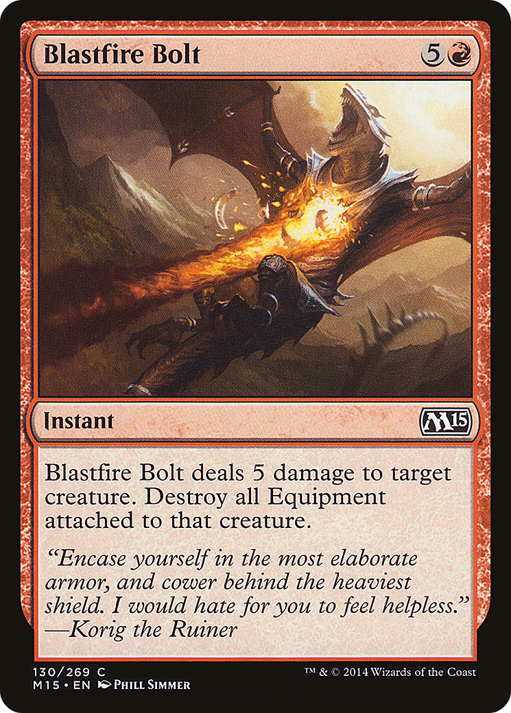 Magic 2015 - (M15-130) - Blastfire Bolt