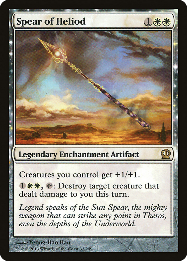 Theros - (THS-033) - Spear of Heliod: (enchantment)