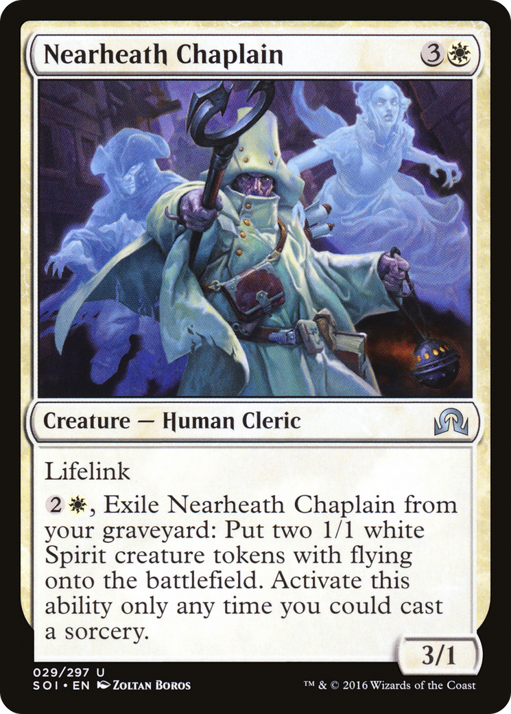 Shadows over Innistrad - (SOI-029) - Nearheath Chaplain Foil