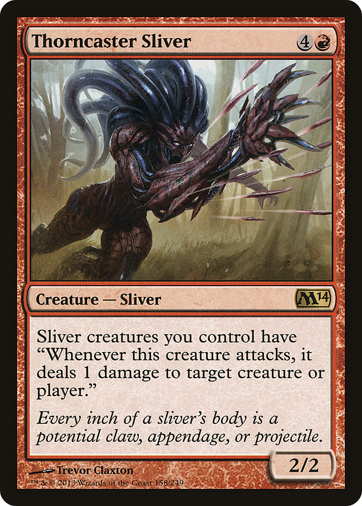 Magic 2014 - (M14-158) - Thorncaster Sliver Foil