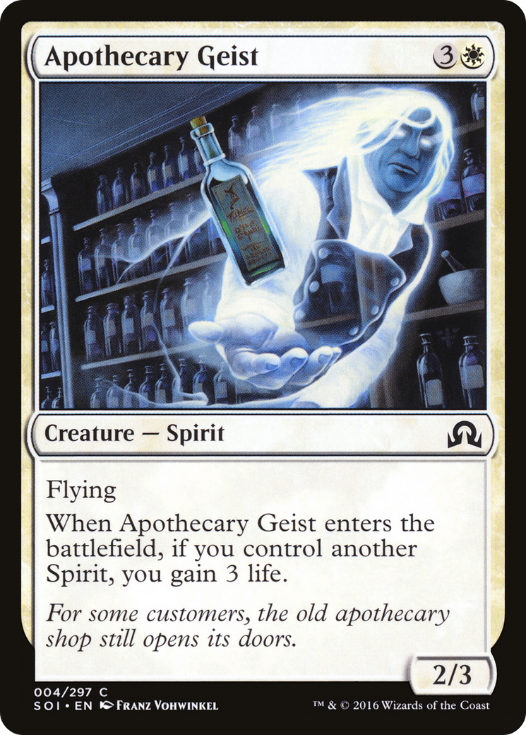Shadows over Innistrad - (SOI-004) - Apothecary Geist Foil