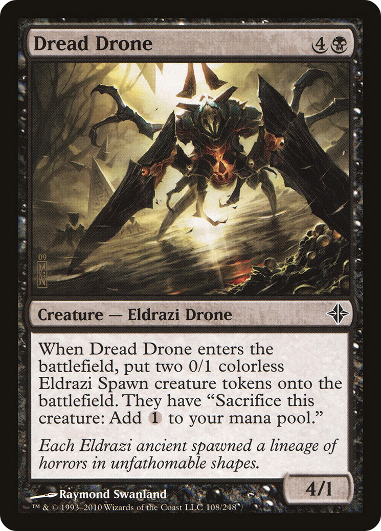 Rise of the Eldrazi - (ROE-108) - Dread Drone Foil