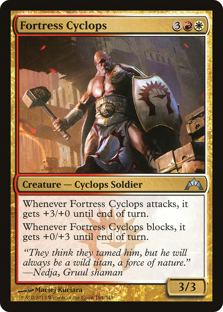 Gatecrash - (GTC-164) - Fortress Cyclops Foil