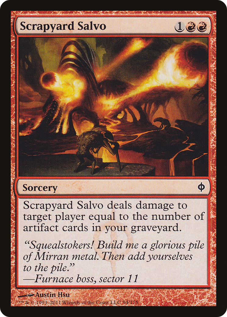 New Phyrexia - (NPH-094) - Scrapyard Salvo Foil