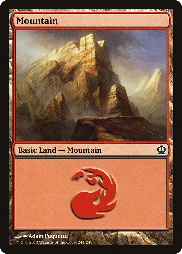 Theros - (THS-244) - Mountain (244)