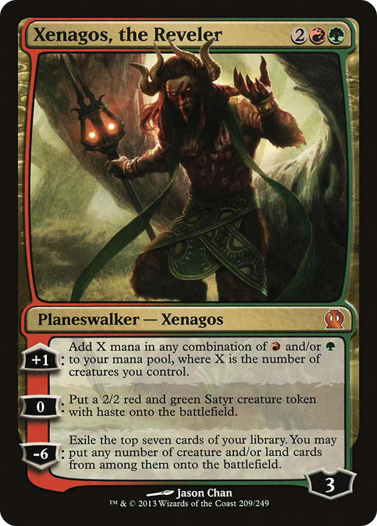 Theros - (THS-209) - Xenagos, the Reveler