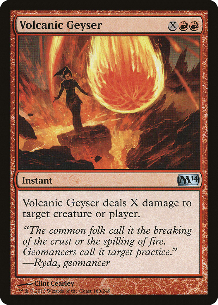 Magic 2014 - (M14-160) - Volcanic Geyser Foil