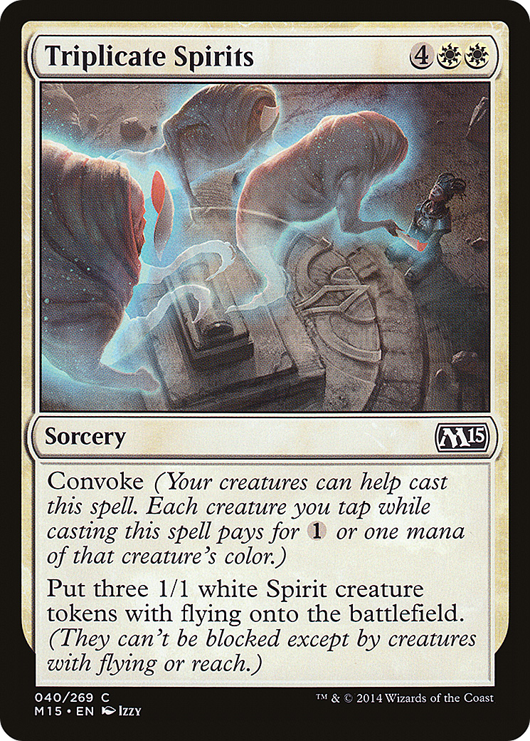 Magic 2015 - (M15-040) - Triplicate Spirits
