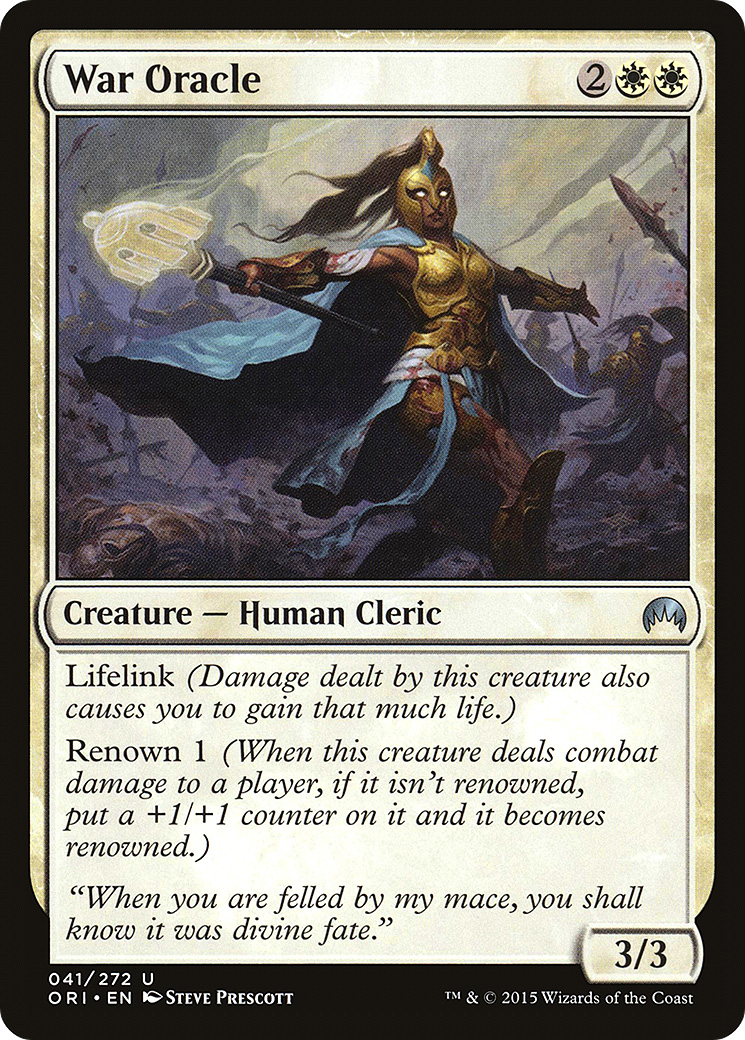 Magic Origins - (ORI-041) - War Oracle