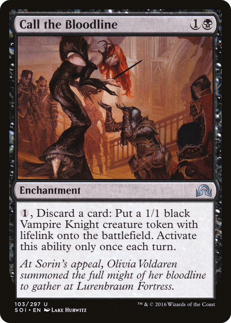 Shadows over Innistrad - (SOI-103) - Call the Bloodline Foil