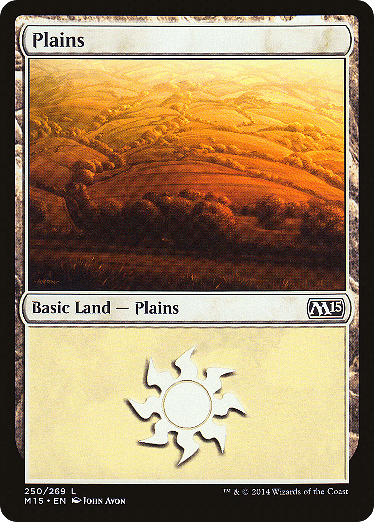 Magic 2015 - (M15-250) - Plains (250) Foil