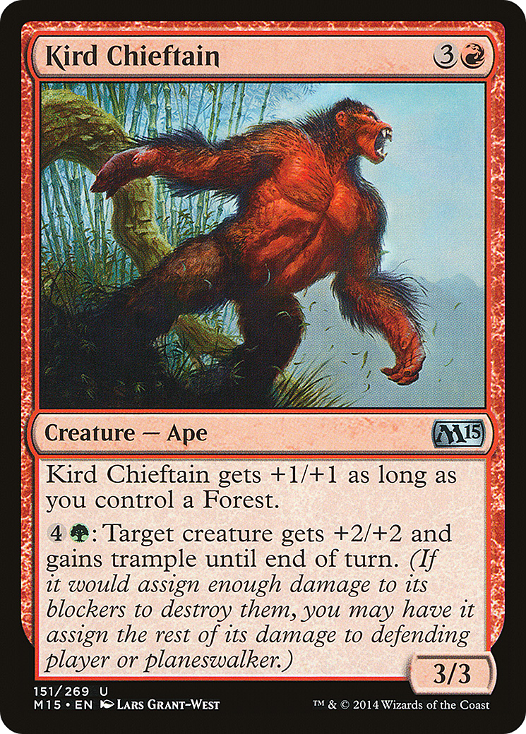 Magic 2015 - (M15-151) - Kird Chieftain Foil