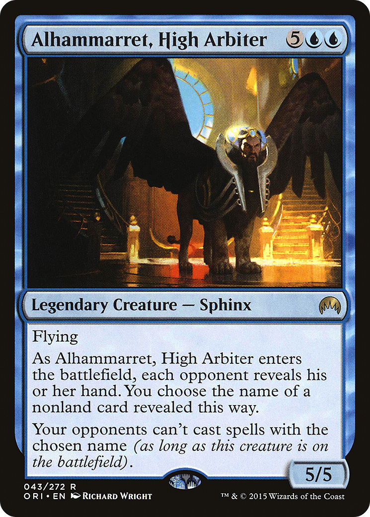 Magic Origins - (ORI-043) - Alhammarret, High Arbiter Foil
