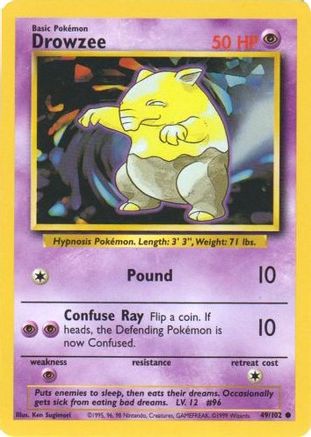 Base Set 049/102 Drowzee - Common