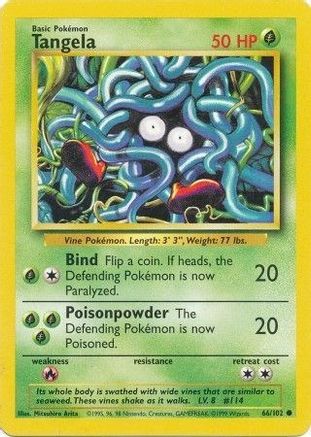 Base Set 066/102 Tangela - Common
