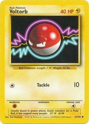 Base Set 067/102 Voltorb - Common