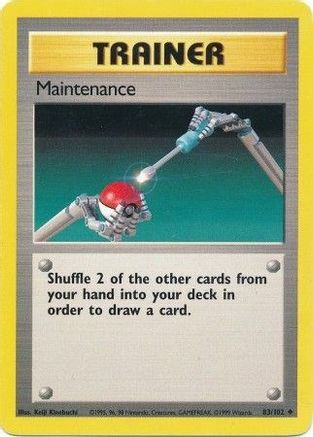 Base Set 083/102 Maintenance - Uncommon