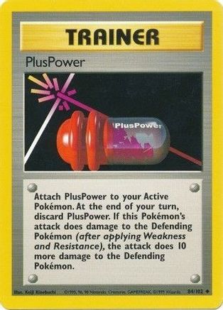 Base Set 084/102 PlusPower - Uncommon