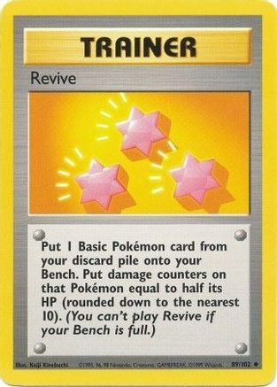Base Set 089/102 Revive - Uncommon
