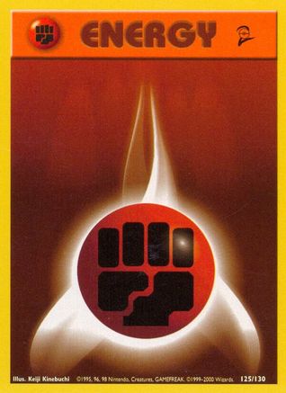 Base Set 2 125/130 Fighting Energy - Common