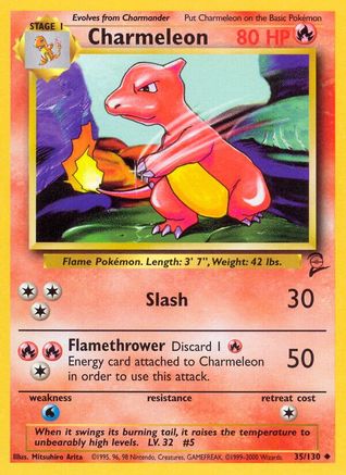 Base Set 2 035/130 Charmeleon - Uncommon