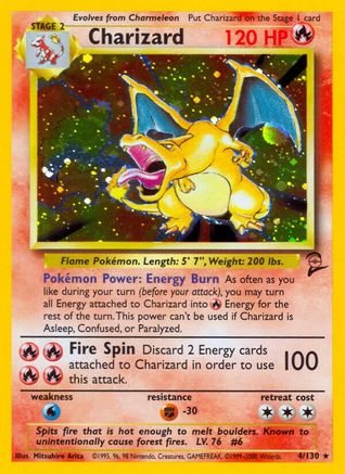 Base Set 2 004/130 Charizard - Holofoil - Holo Rare