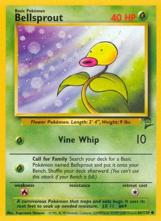Base Set 2 066/130 Bellsprout - Common