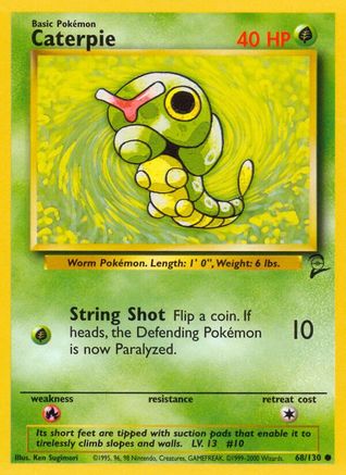 Base Set 2 068/130 Caterpie - Common