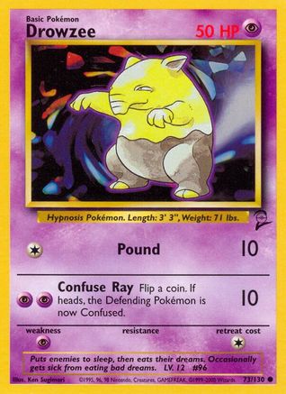 Base Set 2 073/130 Drowzee - Common