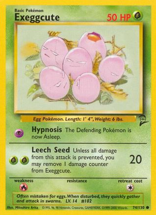 Base Set 2 074/130 Exeggcute - Common