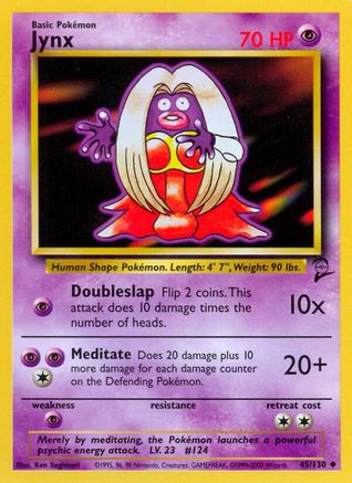 Base Set 2 045/130 Jynx - Uncommon