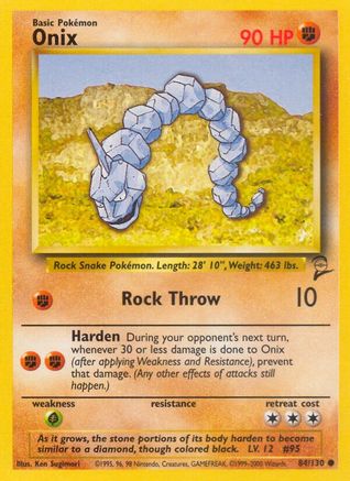 Base Set 2 084/130 Onix - Common