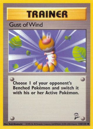 Base Set 2 120/130 Gust of Wind - Common
