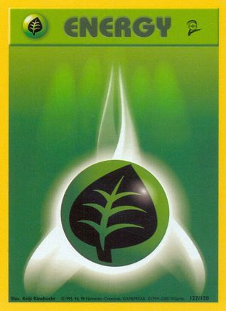 Base Set 2 127/130 Grass Energy - Common