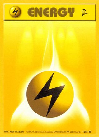 Base Set 2 128/130 Lightning Energy - Common