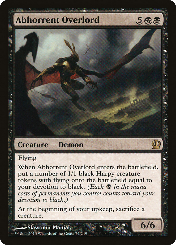 Theros - (THS-075) - Abhorrent Overlord
