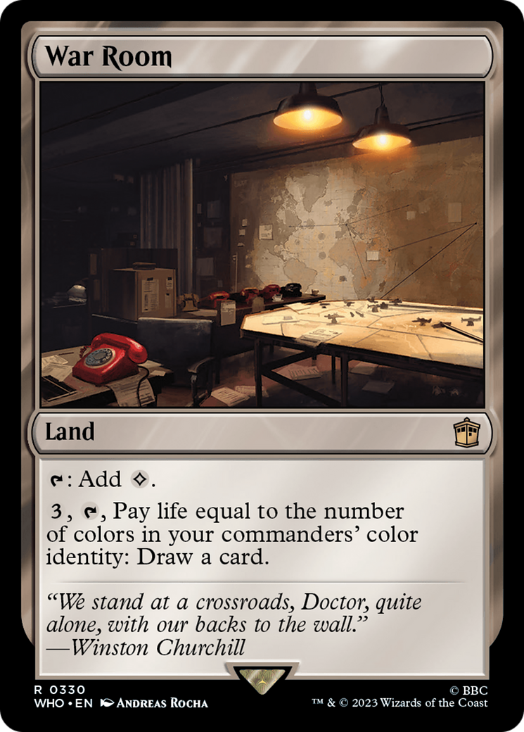 Doctor Who - (WHO-330) - War Room Foil