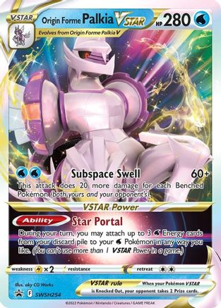 SWSH Sword & Shield Promo Cards SWSH254 Origin Forme Palkia VSTAR - Holofoil - Promo