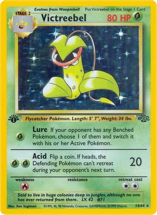 Jungle 014/64 Victreebel (14) - Unlimited Holofoil - Holo Rare