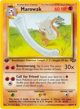 Jungle 039/64 Marowak - Unlimited - Uncommon