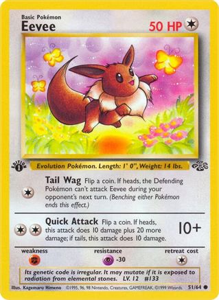Jungle 051/64 Eevee - Unlimited - Common