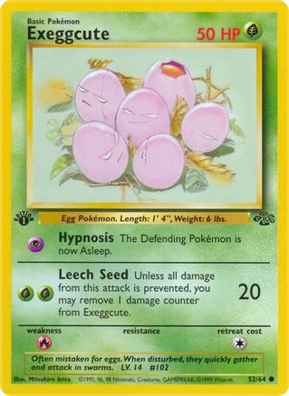 Jungle 052/64 Exeggcute - Unlimited - Common